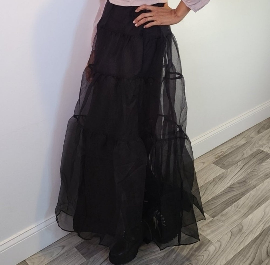 Sheer Maxi Skirt